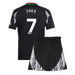 Arsenal Bukayo Saka #7 Uit tenue Kids 2024-25 Korte Mouw (+ Korte broeken)